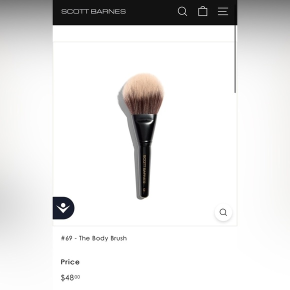 🌴 Scott Barnes Body Brush 69 - NEW IN PACKAGING - Picture 2 of 7